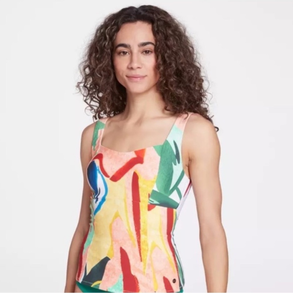 NWT CALIA by Carrie Underwood Sculpt Tankini Top